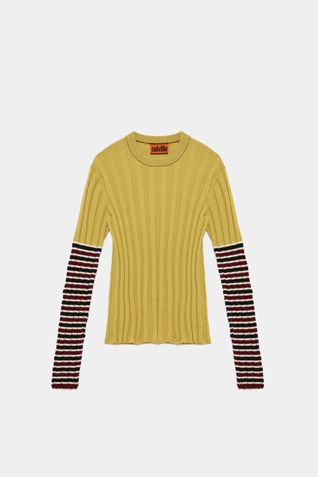 COLVILLE | STRIPE DIP KNIT — ColvilleOfficial